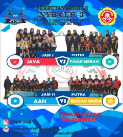 JADWAL PEREBUTAN JUARA 3,  NYB CUP 3 TAHUN 2019